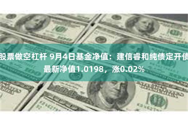 股票做空杠杆 9月4日基金净值：建信睿和纯债定开债最新净值1.0198，涨0.02%